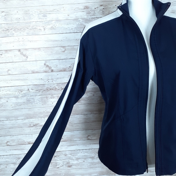 Ativa Lightweight Jacket L Blue White 765 - Picture 2 of 5